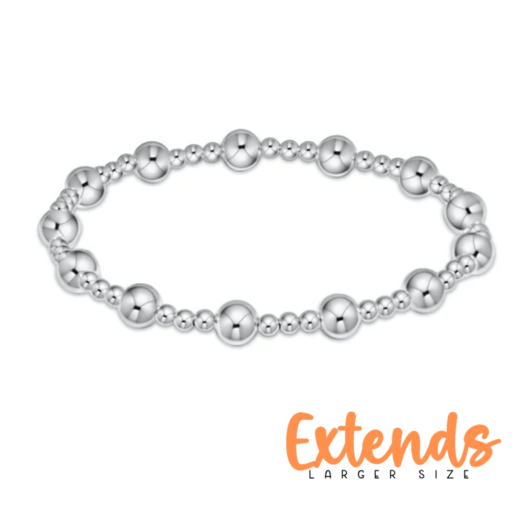 EXTENDS 6mm Sterling Silver Sincerity Bracelet - She Chester
