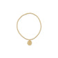 EXTENDS Classic Gold 2mm Inspire Small Gold Charm Bracelet - She Chester