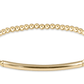 EXTENDS Classic Gold 3mm Bliss Bar Smooth - She Chester