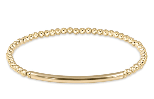 EXTENDS Classic Gold 3mm Bliss Bar Smooth - She Chester