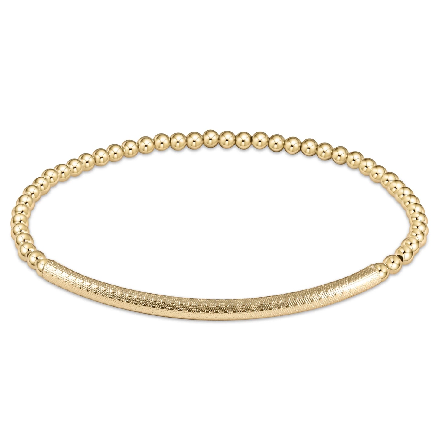EXTENDS Classic Gold 3mm Bliss Bar Textured - She Chester