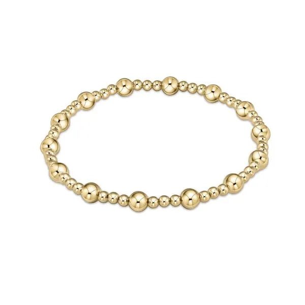EXTENDS Classic Gold Sincerity 5mm Bead Bracelet - She Chester