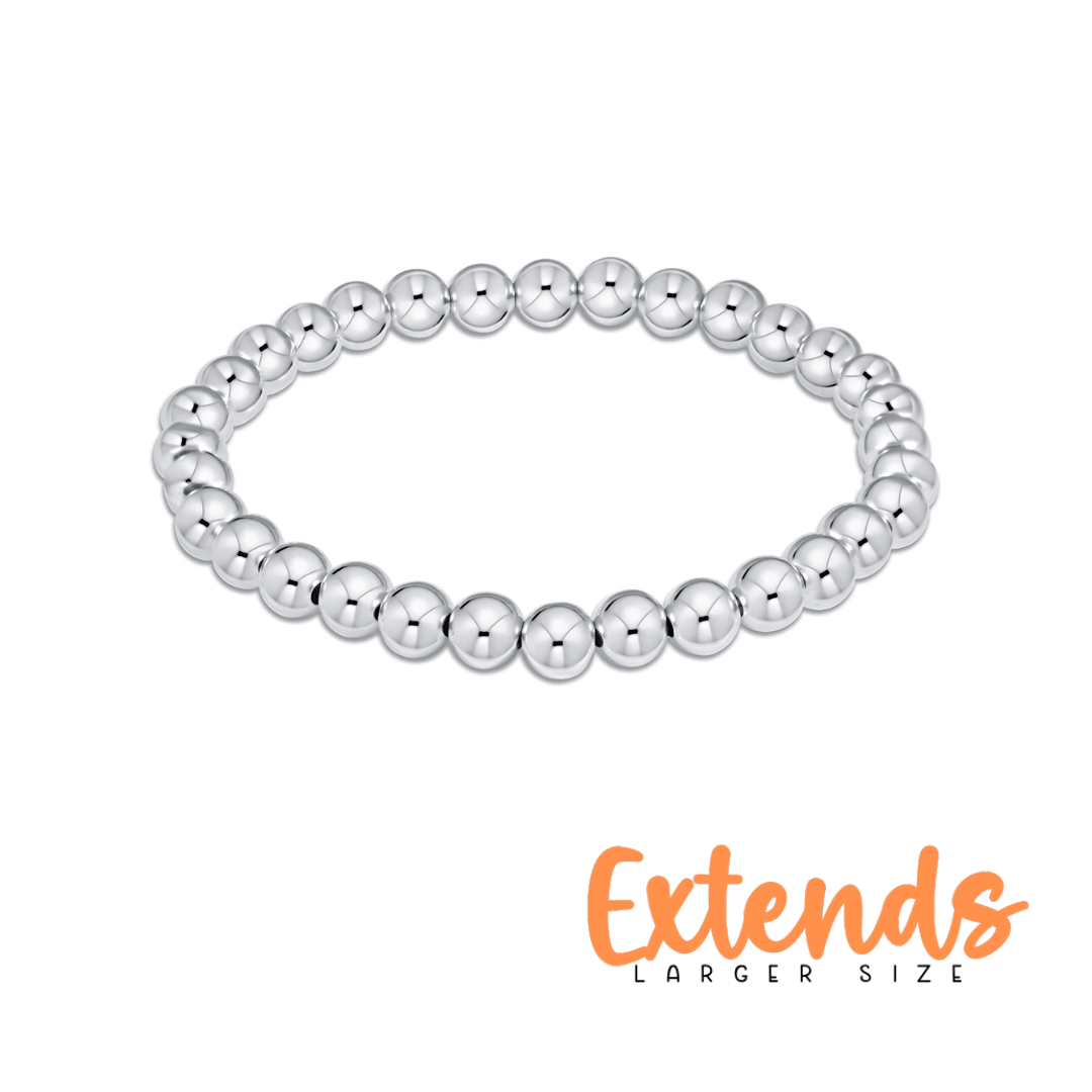 Extends - Classic Sterling 5mm Bead Bracelet - She Chester
