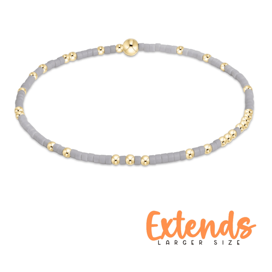 EXTENDS Gameday Hope Unwritten Bracelet Grey - She Chester