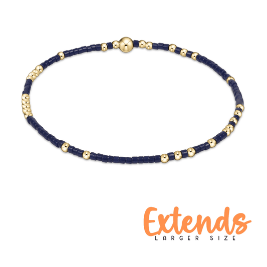 EXTENDS Gameday Hope Unwritten Bracelet Navy - She Chester