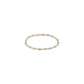 EXTENDS - GEMSTONE GOLD SINCERITY PATTERN 3MM BEAD BRACELET - HOT MESS SS25 - She Chester