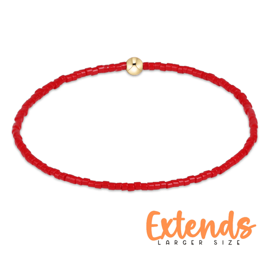 Extends Hope Classic Bracelet - Bright Red - She Chester