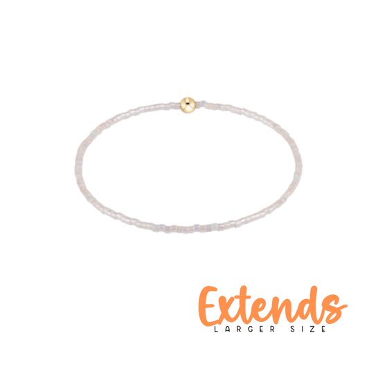Extends Hope Classic Bracelet - Silky White - She Chester