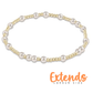 EXTENDS Hope Pearl 4mm Bead Bracelet - She Chester