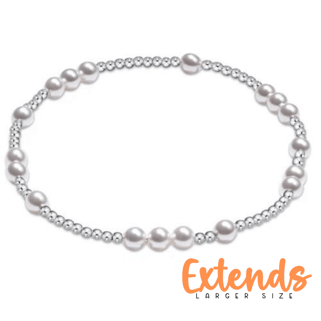 Extends Hope Sterling Silver Pearl 4mm - She Chester