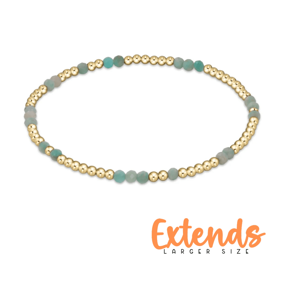 Extends Hope Unwritten Amazonite Gemstone Bracelet - She Chester