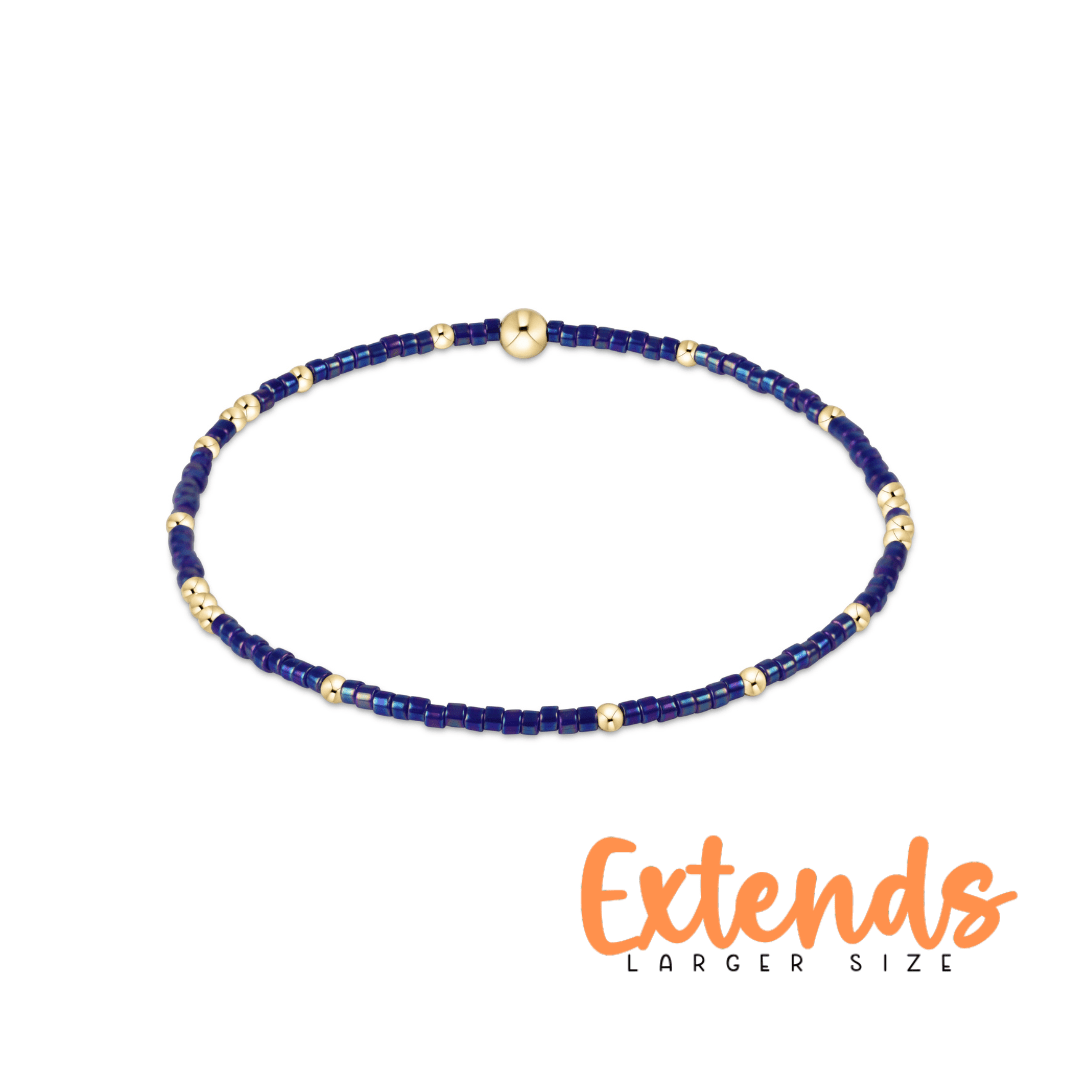 Extends - Hope Unwritten Bracelet - Blue Metallic - She Chester