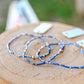 Extends - Hope Unwritten Bracelet - Blue Metallic - She Chester