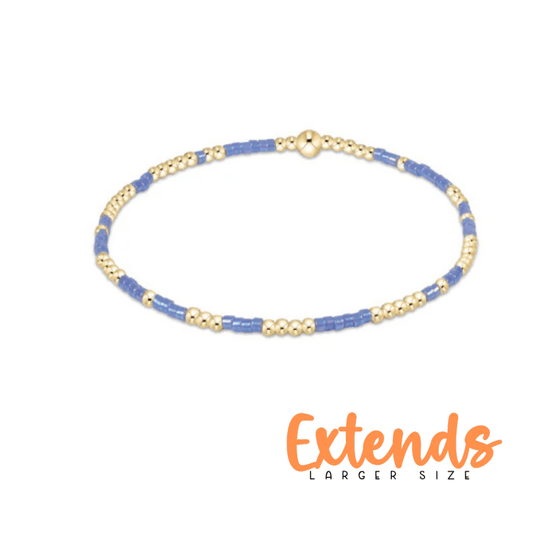 EXTENDS - HOPE UNWRITTEN BRACELET - BRIGHT BLUE - She Chester