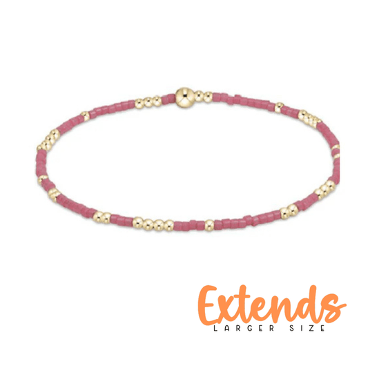 EXTENDS - HOPE UNWRITTEN BRACELET - BRIGHT PINK - She Chester