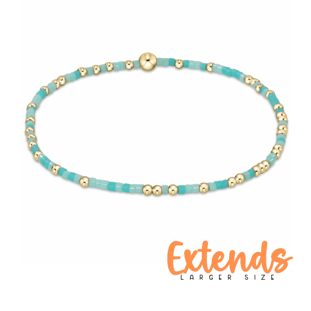 EXTENDS - HOPE UNWRITTEN BRACELET - MINT - She Chester