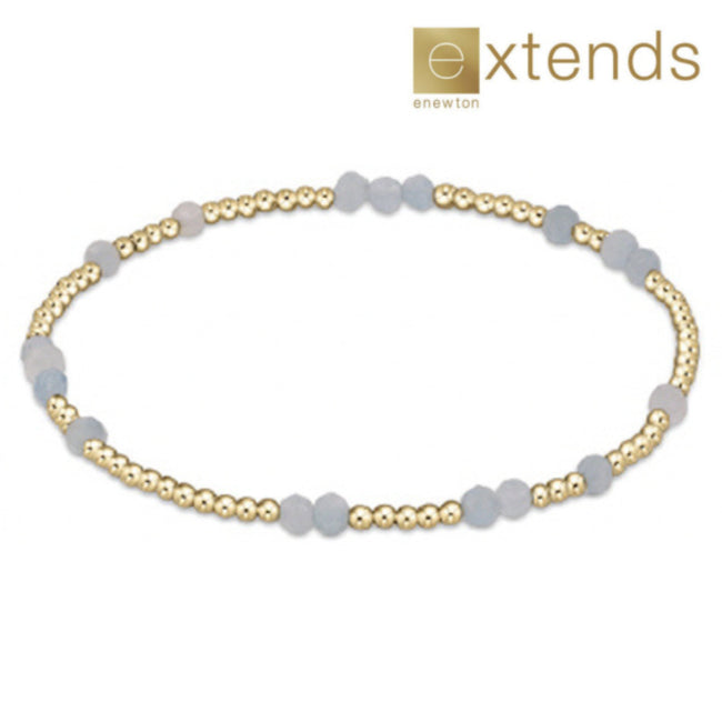 Extends Hope Unwritten Aquamarine Gemstone  Bracelet