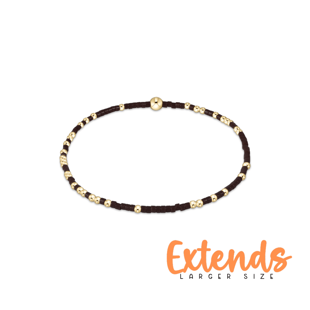Extends - HopeUnwritten Bracelet - Chocolate - She Chester