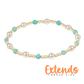 Extends Pearl Sincerity 4mm Gem Bracelet - Amazonite - She Chester