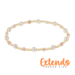 Extends Pearl Sincerity 4mm Gem Bracelet - Pink Opal - She Chester