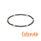 Extends Presence Faceted Hematite 2mm Bracelet - She Chester