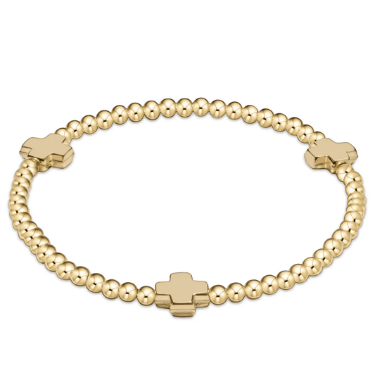 EXTENDS Signature Cross Gold 3MM - She Chester