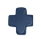 EXTENDS Signature Cross Gold 3mm Navy - She Chester