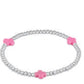 EXTENDS Signature Cross Sterling Silver 3mm Bright Pink - She Chester