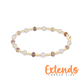 Extends Sincerity Gemstone & Pearl 4mm Bracelet - Botswana Agate - She Chester