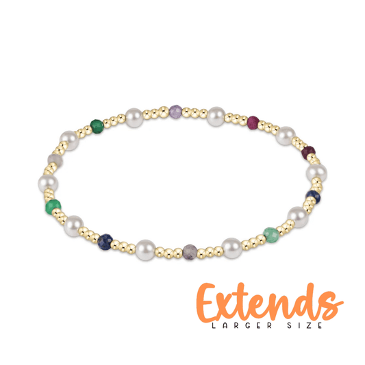 EXTENDS Sincerity Gold Pearl 4MM Bracelet - Hot Mess FW25 - She Chester
