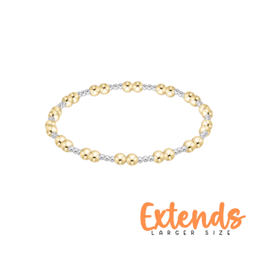 Extends Together Mixed Metal 4mm Bracelet - She Chester