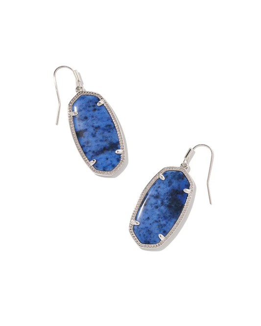 Elle Rhod Blue Dumoitierite Earring
