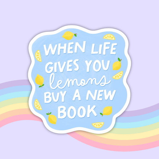 When Life Gives You Lemons Vinyl Sticker : 2.5"