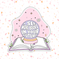 Bookish Fortune Teller Sticker : 2.5"
