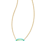 Elisa Enamel Framed Short Sea Green Ombre