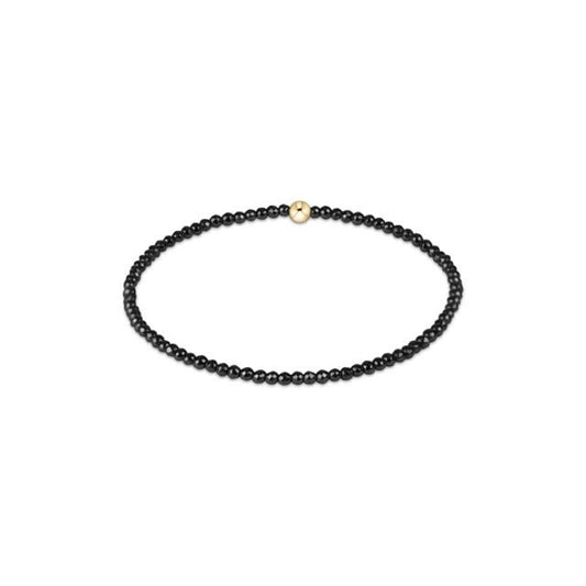 Faceted Hematite 2mm Bead Bracelet - She Chester
