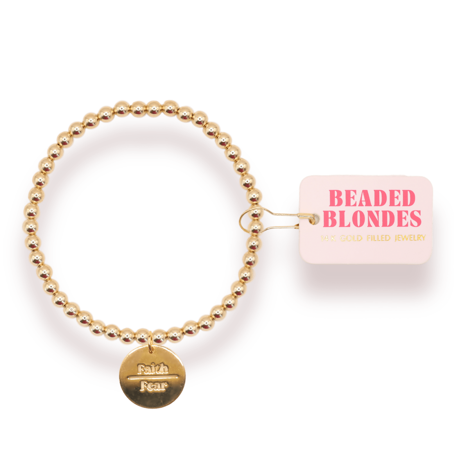 Faith Over Fear Charm Bracelet: Standard 6.75 inch - She Chester