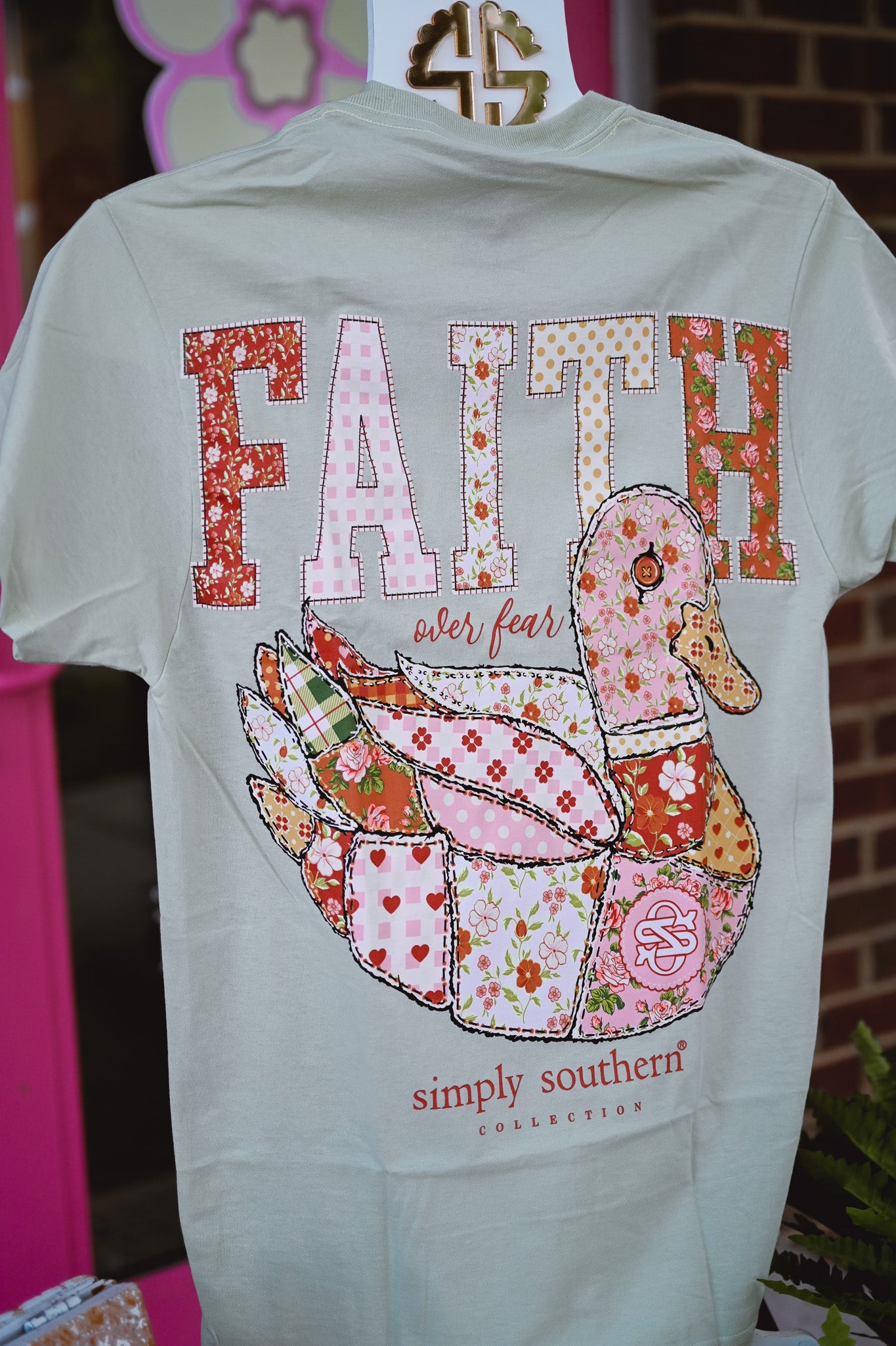 Faith Over Fear Duck Tee - She Chester