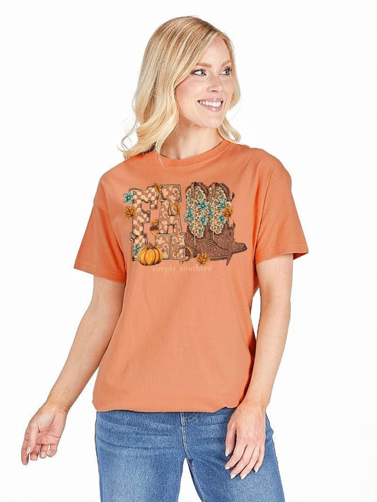 Fall Boots Tee - She Chester