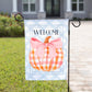 Fall Pink Pumpkin Garden Flag: 12" x 18" - She Chester