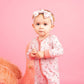 Fancy Flamingos Bamboo Convertible Baby Pajamas - She Chester