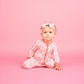 Fancy Flamingos Bamboo Convertible Baby Pajamas - She Chester