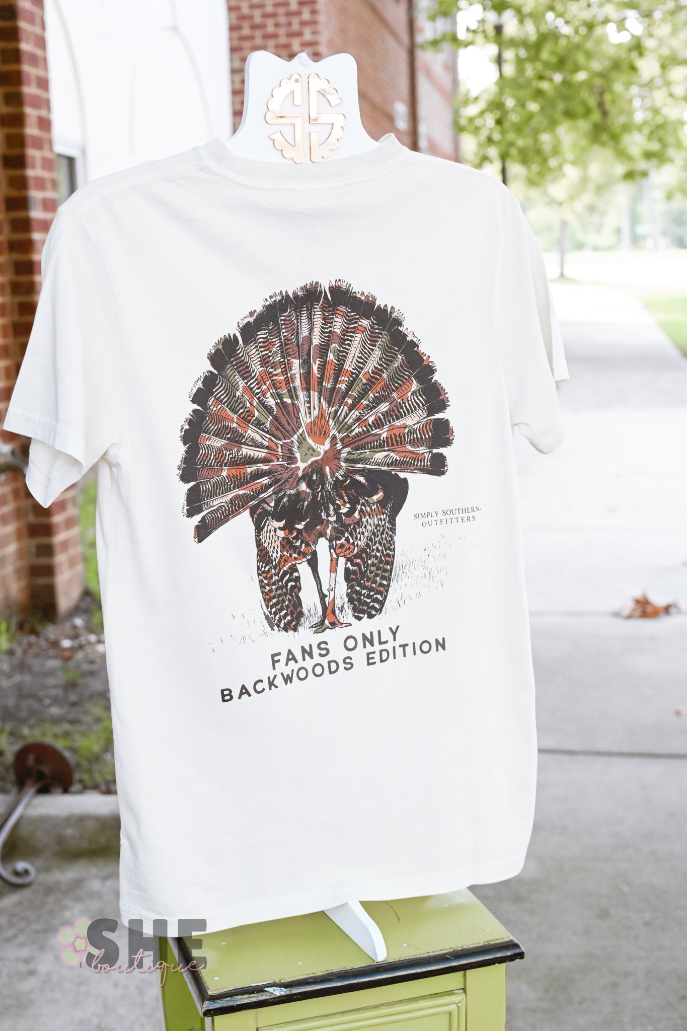 Fans Only Turkey Min Wash Tee - She Chester