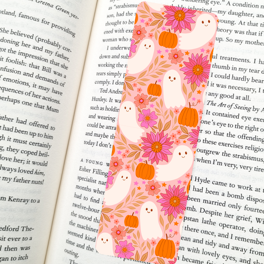 Groovy Ghosts Bookmark – Soft Matte Laminated   