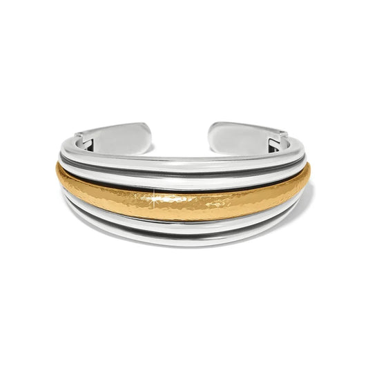 Daisy Dee Ferrara Deco Hinged Two Tone Bracelet JF0314