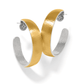 Ferrara Large Two Tone Hoop JA0094 - She Chester