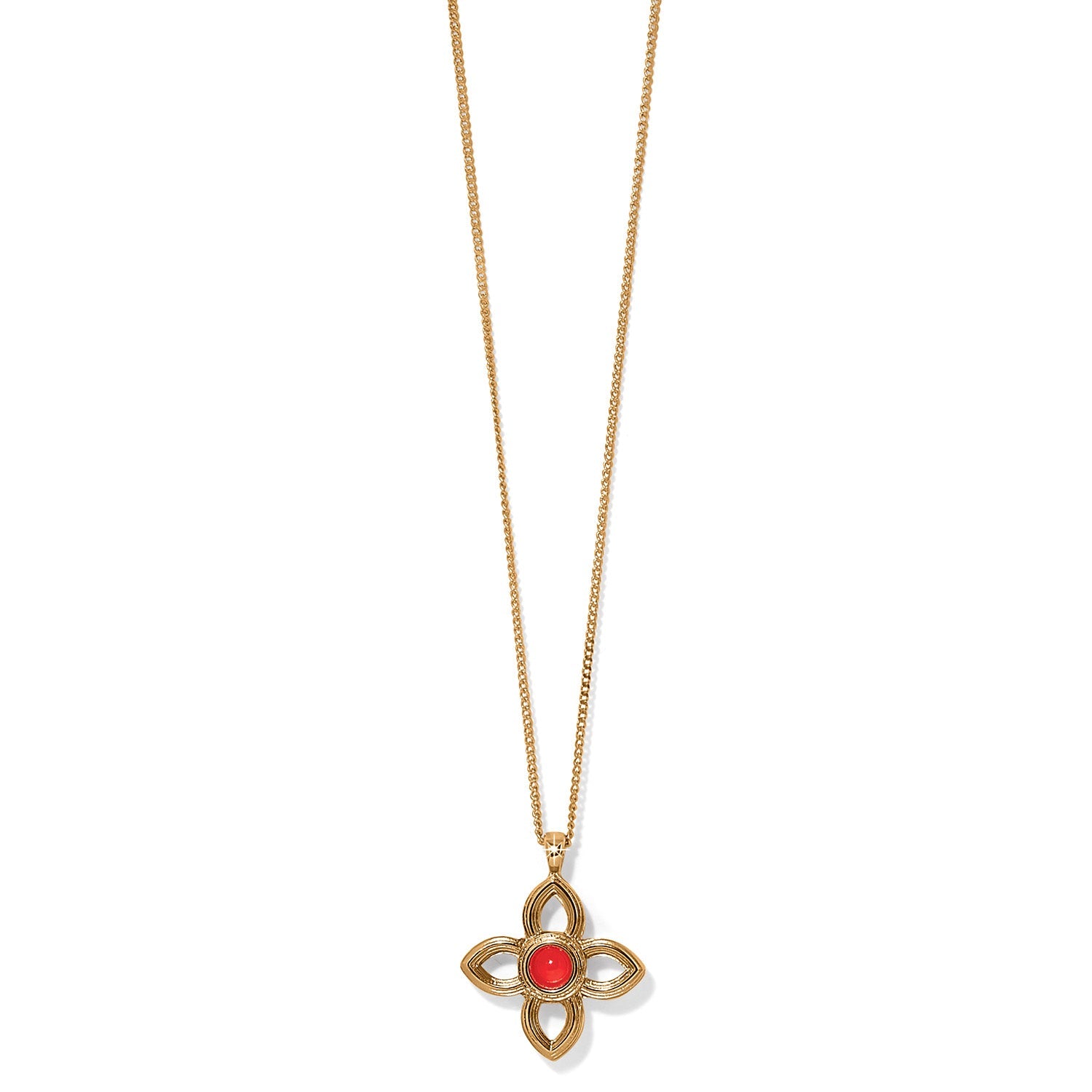 Ferrara Red/Gold Necklace - JM7562 - She Chester