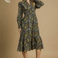 Fields of Fall Black Dress - She Chester