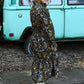 Fields of Fall Black Dress - She Chester