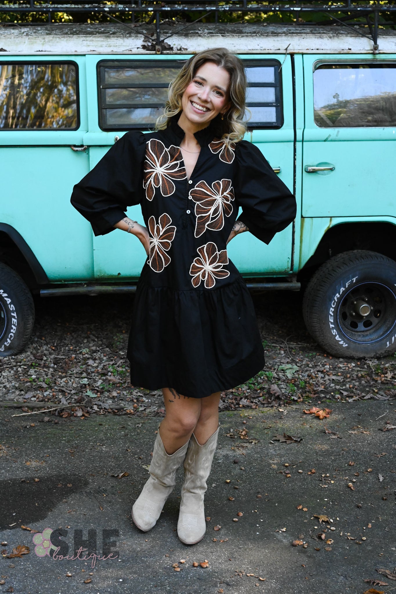 Fields of Fall Dress - She Chester